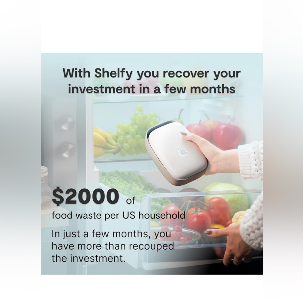 🔥 HOT DEAL New Shelfy Smart Refrigerator Device - Food Preserver -Waste Reducing - Picture 6 of 13